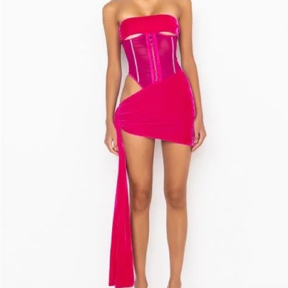 AKIRA ITS NOT EVEN MY BIRTHDAY CUTOUT CORSET MINI DRESS - Picture 3 of 9